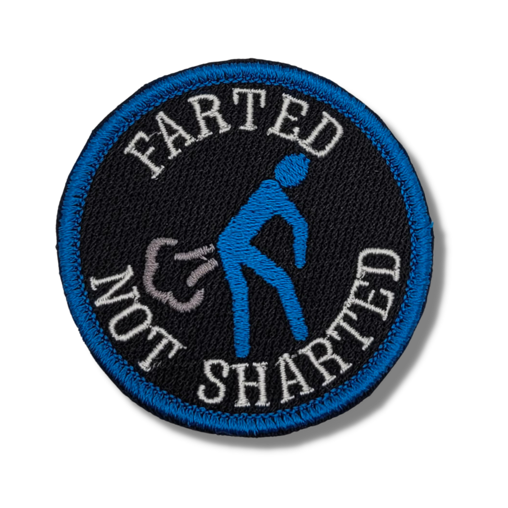 Farted Not Sharted Embroidered Patch