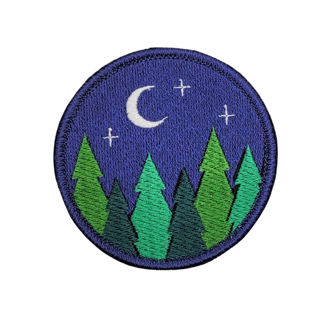Patch brodé Nuit de la forêt