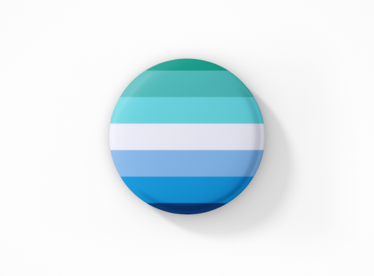 Gay Men's Pride Flag Pinback Button