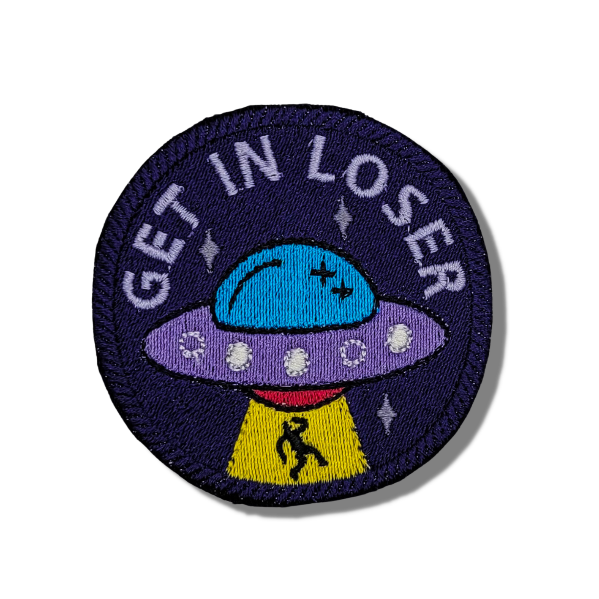 Get In Loser UFO Embroidered Patch