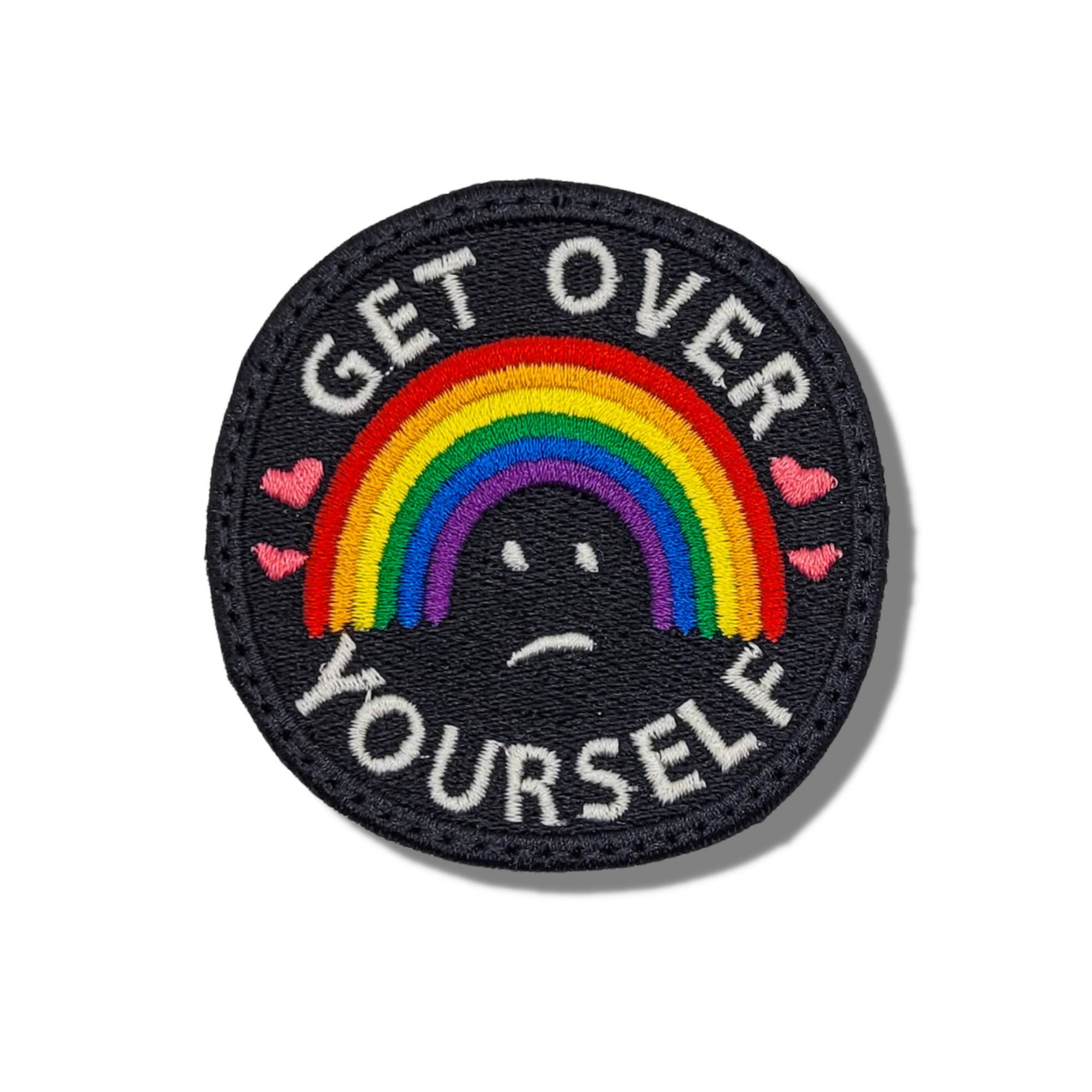 Get Over Yourself Embroidered Patch