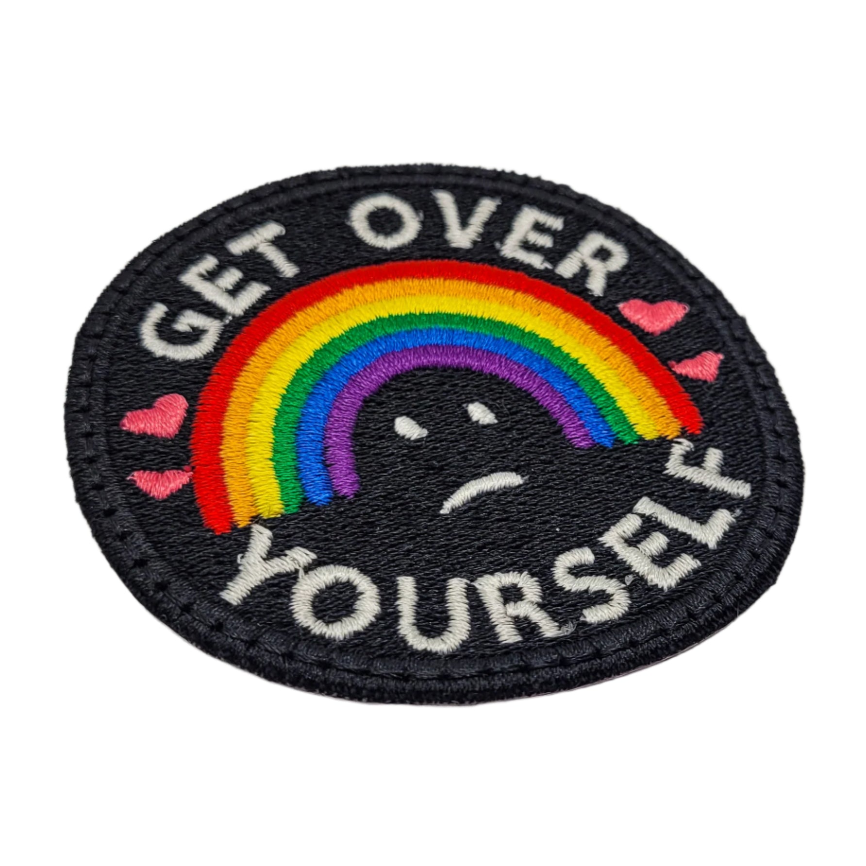 Get Over Yourself Embroidered Patch