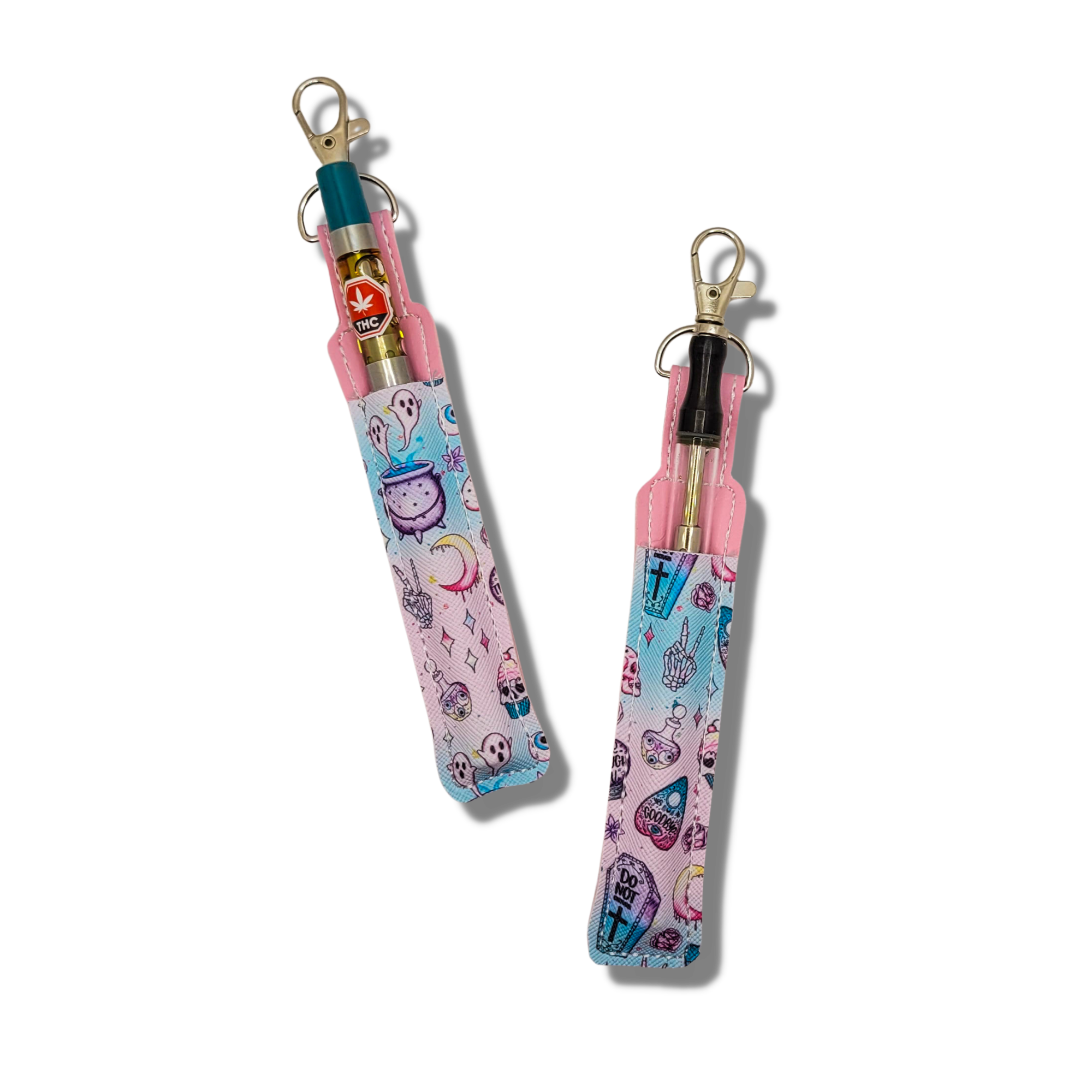 Pastel Goth Pink Pen Holder & Case
