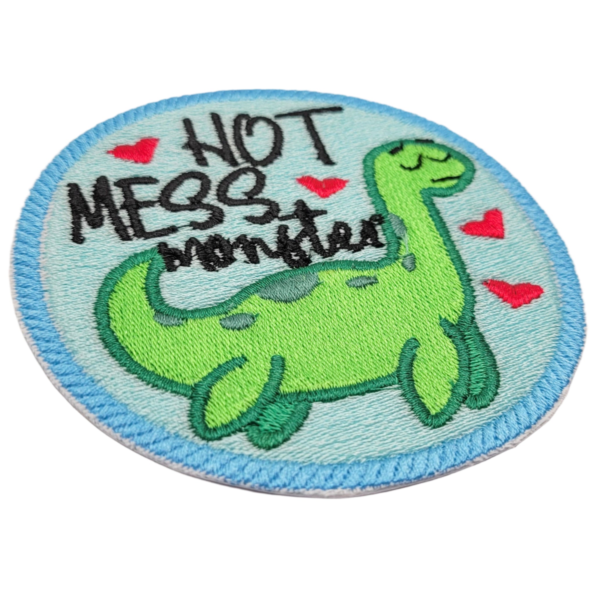 Hot Mess Monster Embroidered Patch