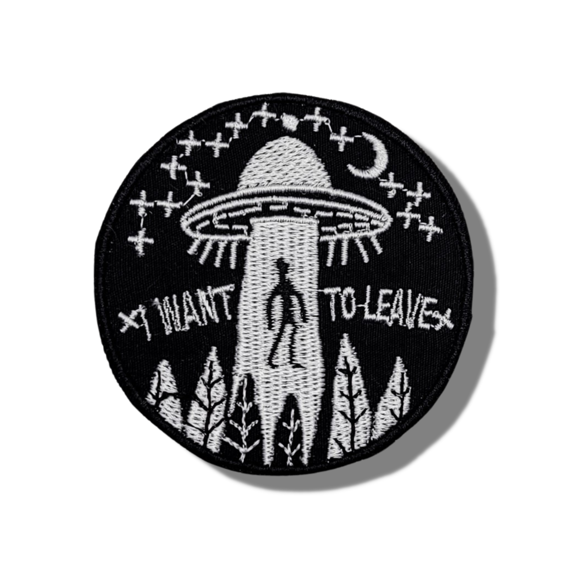 I Want To Leave Embroidered Patch