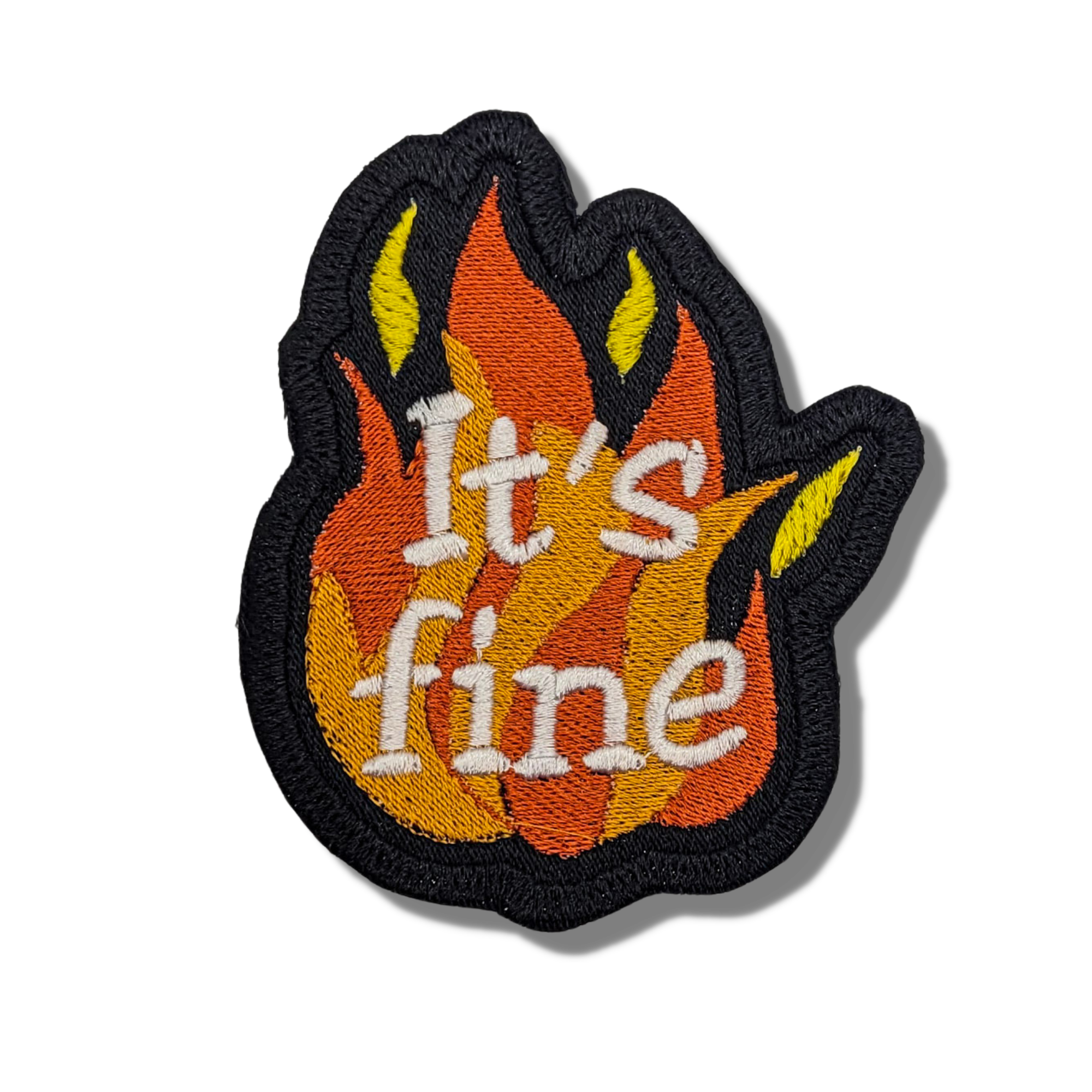 It's Fine Embroidered Patch