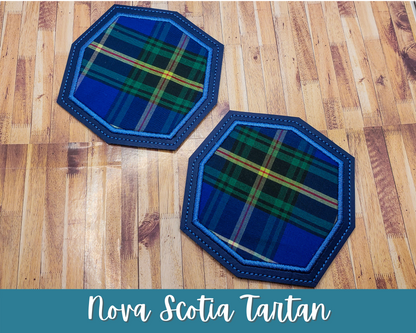 Nova Scotia & Cape Breton Tartan Coasters