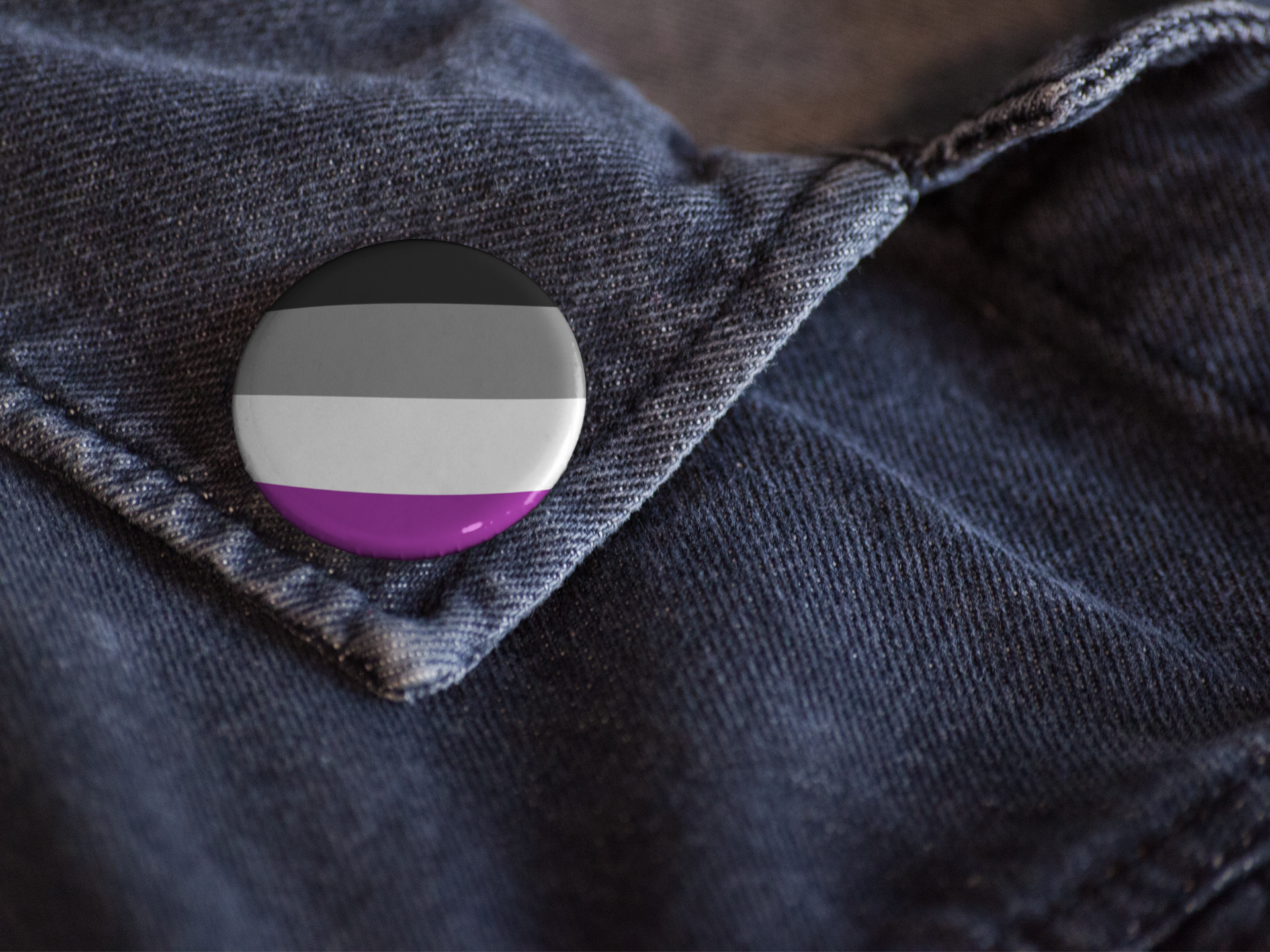 Botón pinback con bandera no binaria