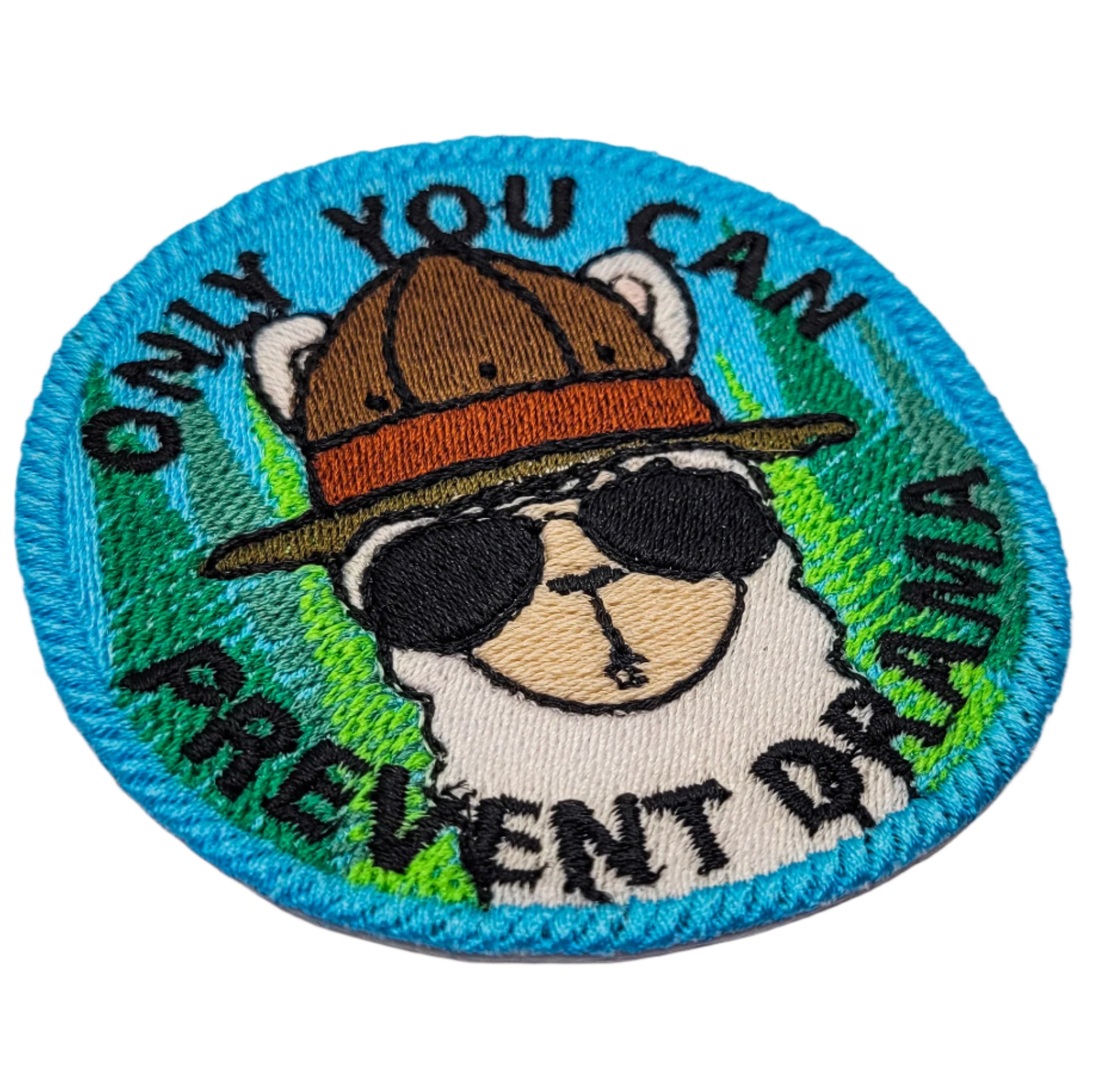 Seul vous pouvez empêcher le drame Patch brodé Lama 