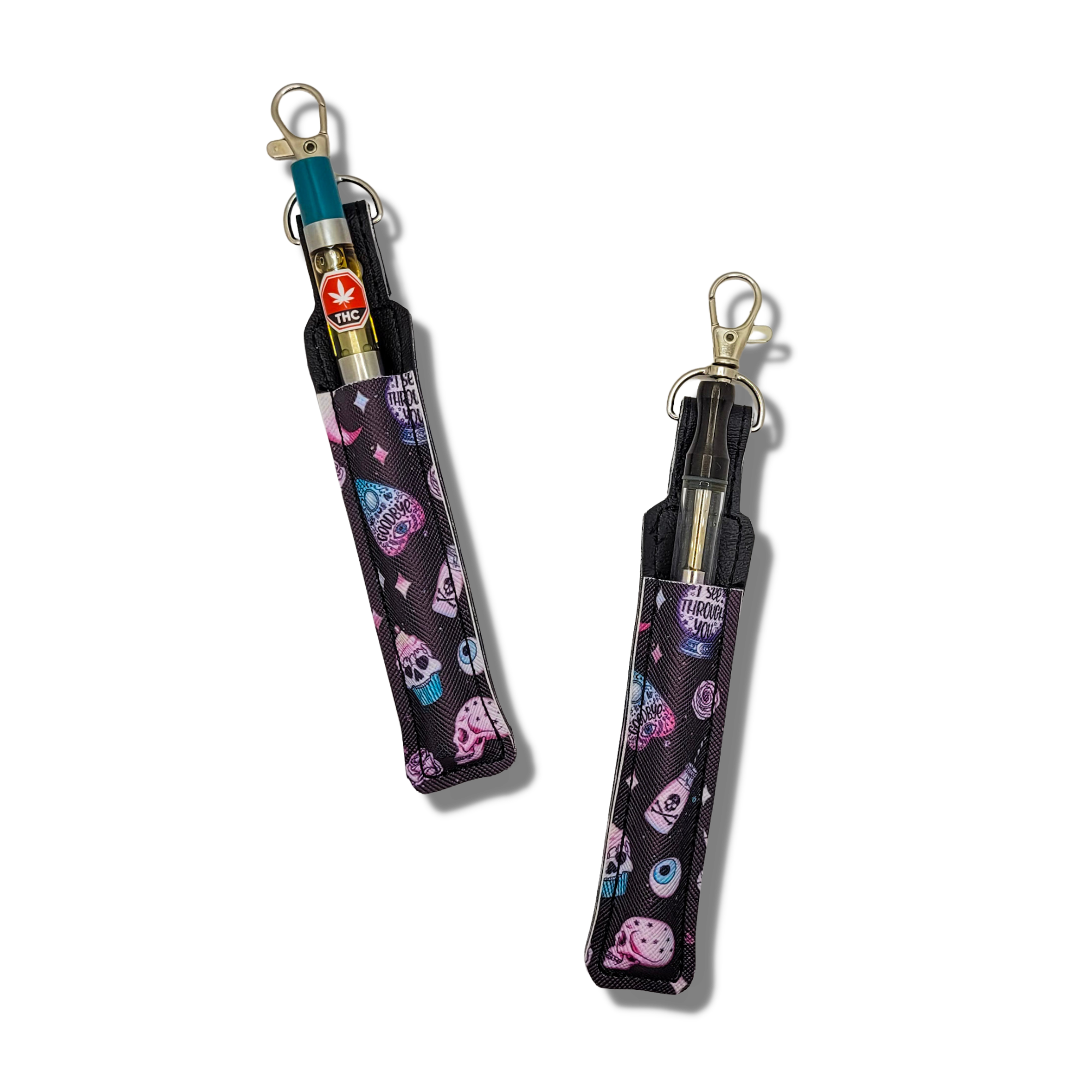 Pastel Goth Black Pen Holder & Case