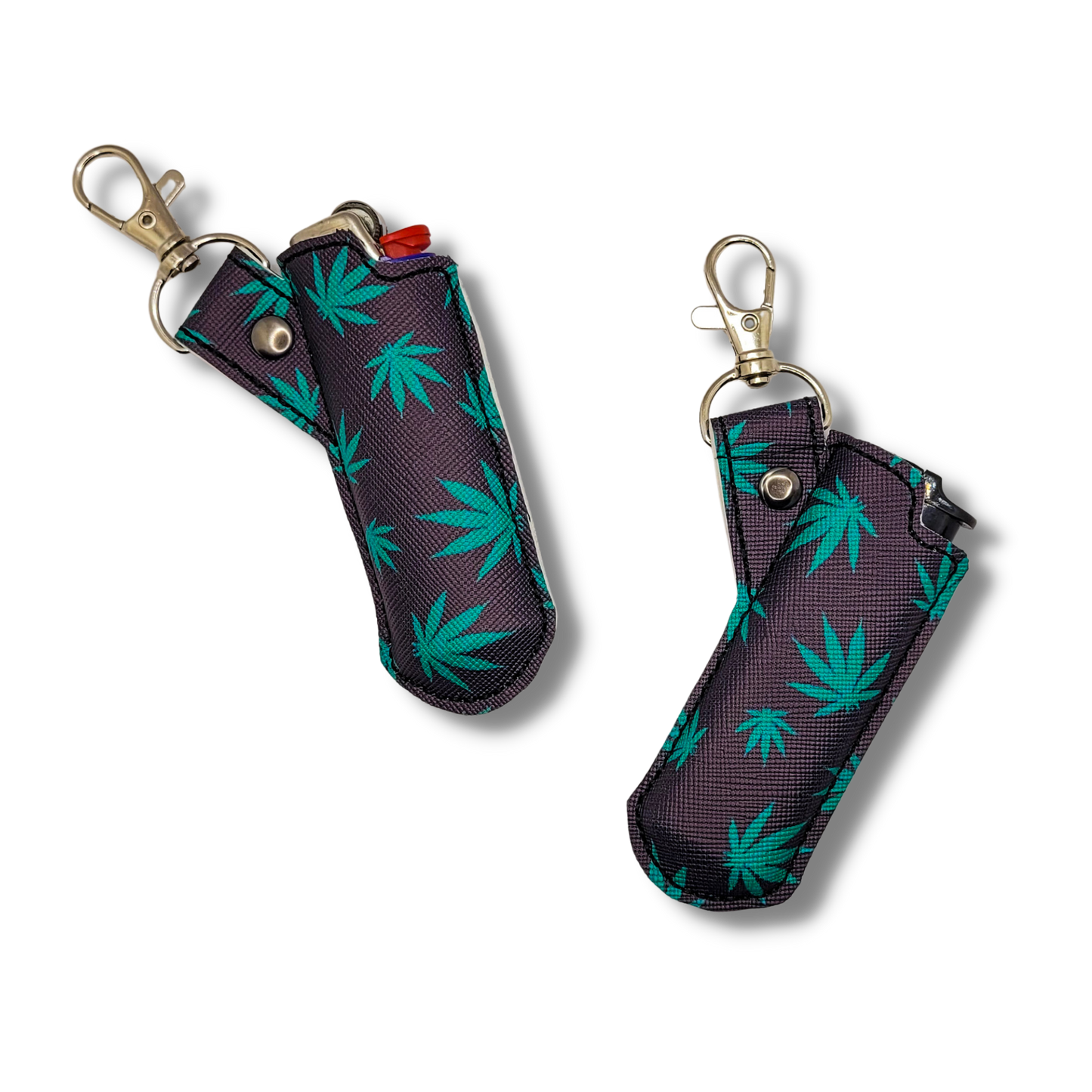 Cannabis Leaves Lighter Case