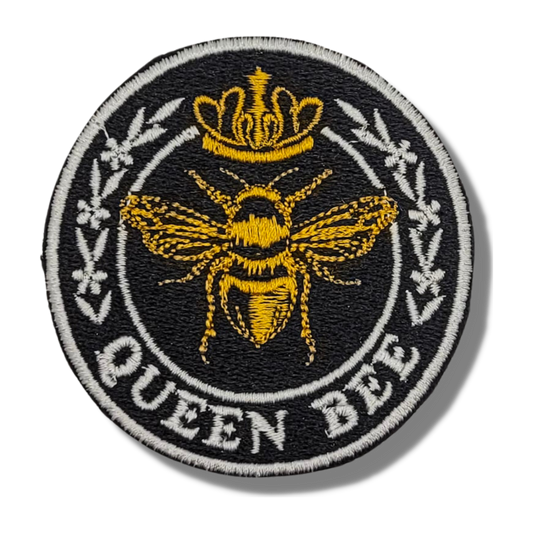 Queen Bee Embroidered Patch
