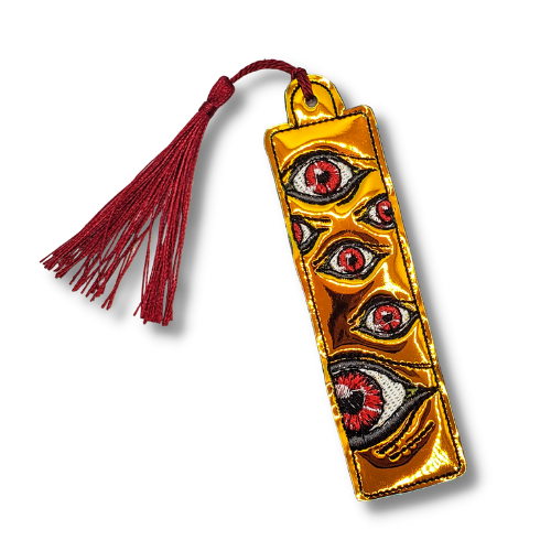 Evil Eye Embroidered Bookmark