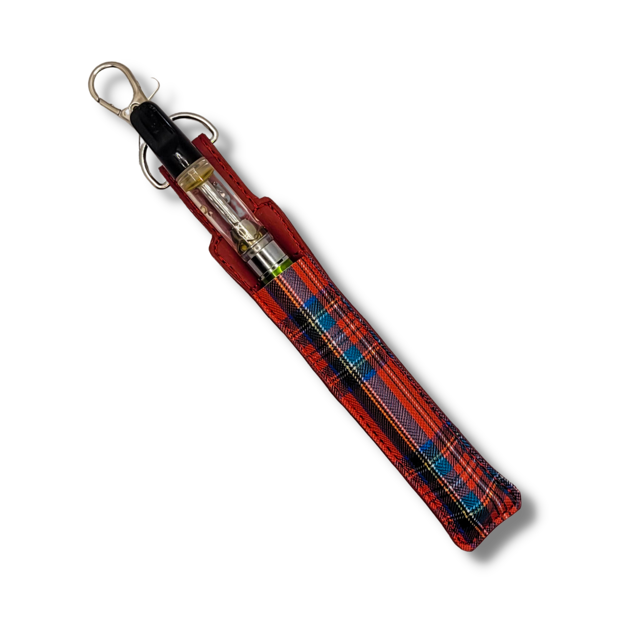 Red & Blue Plaid Pen Holder & Case