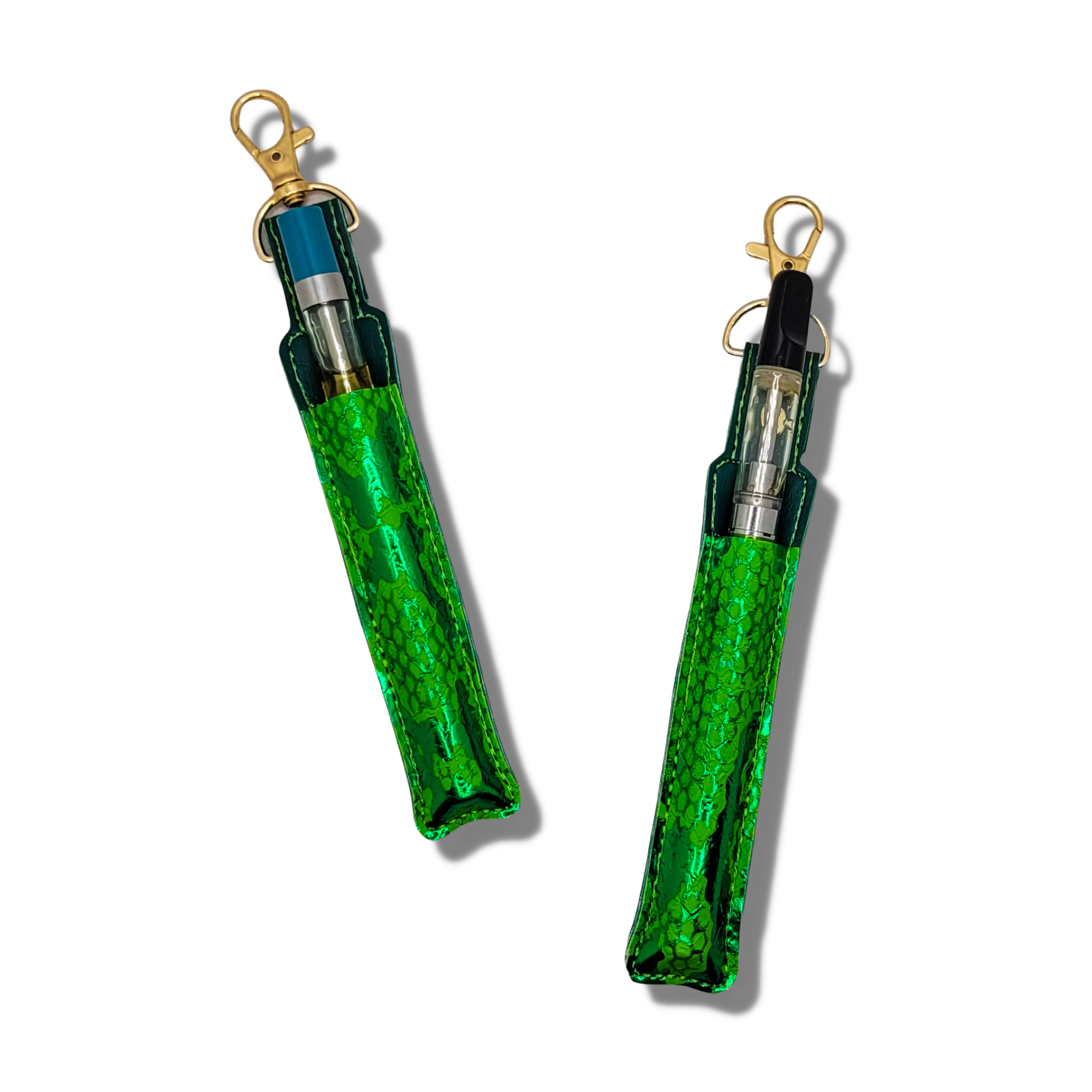 Metallic Faux Reptile Vape Pen Holder