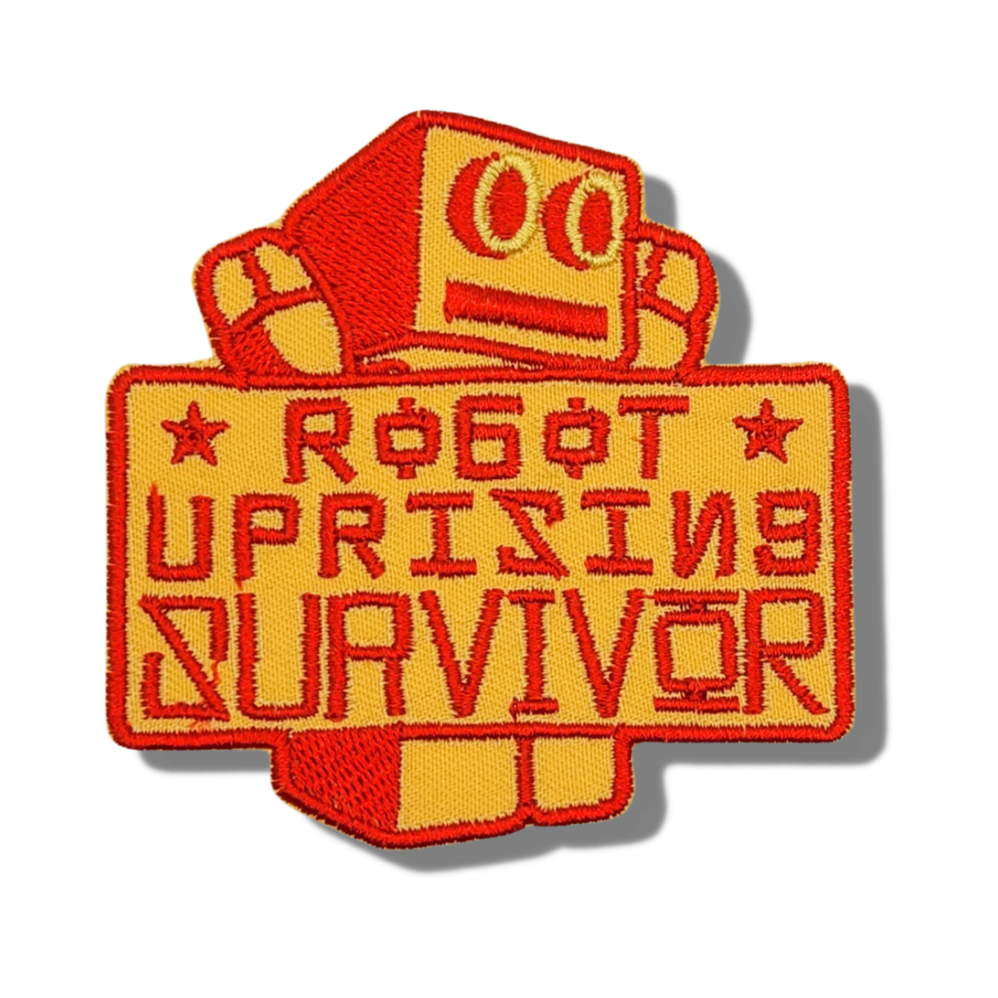 Robot Uprising Survivor Embroidered Patch