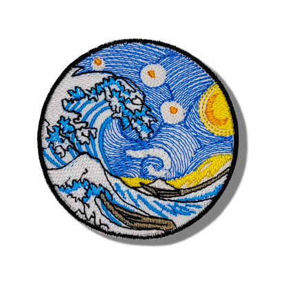 The Wave Embroidered Patch