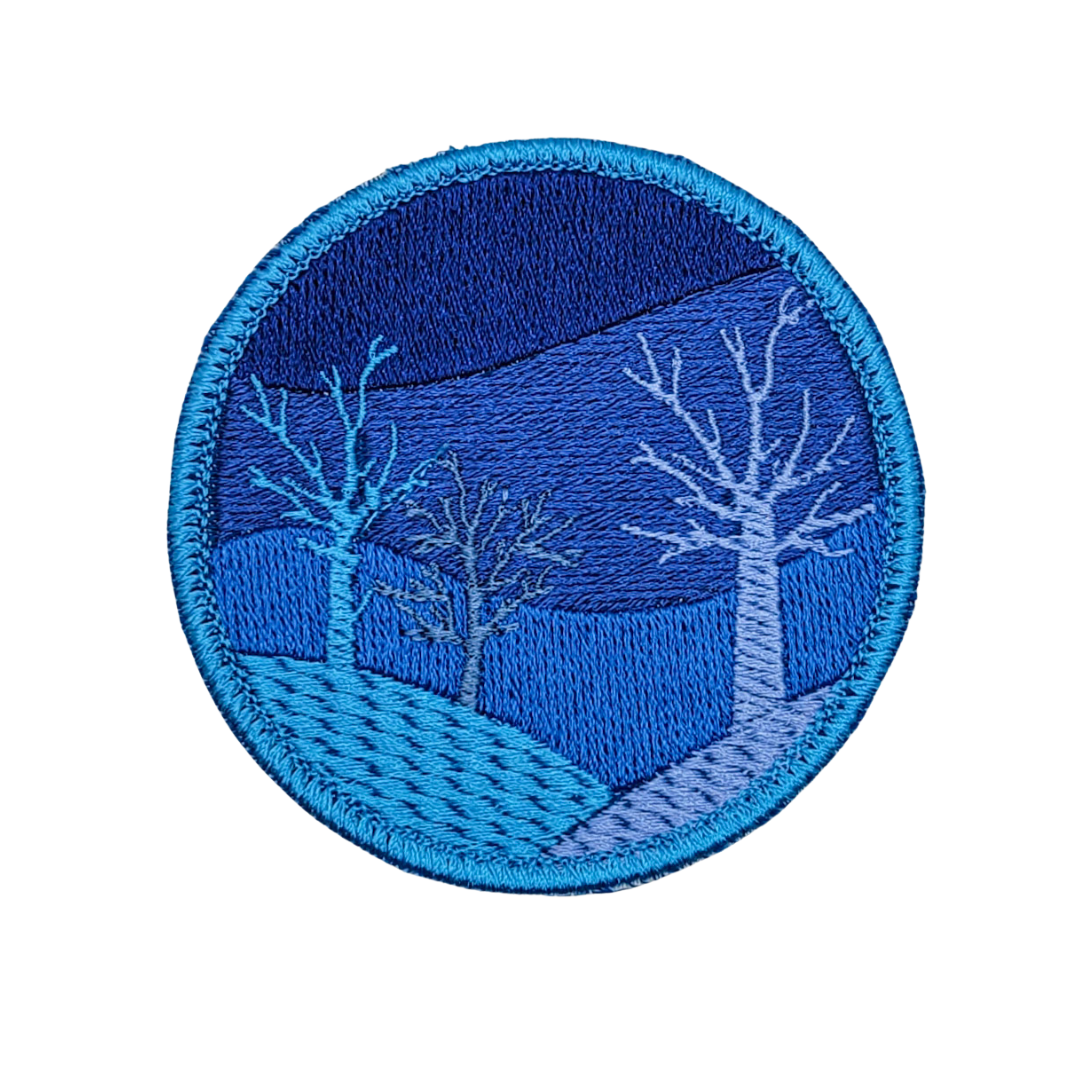 Winter Nights Embroidered Patch