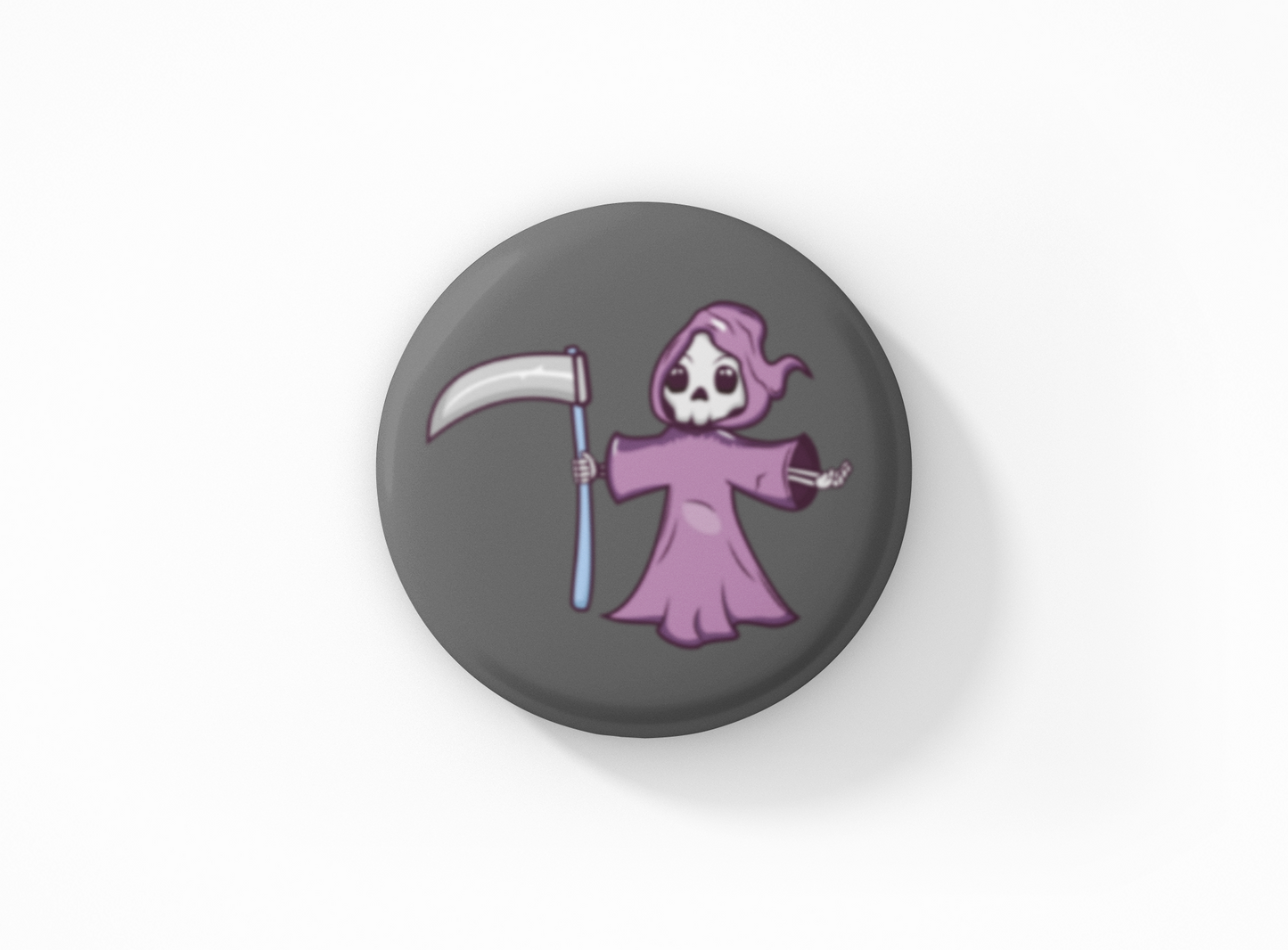 Grim Reaper Pinback Button
