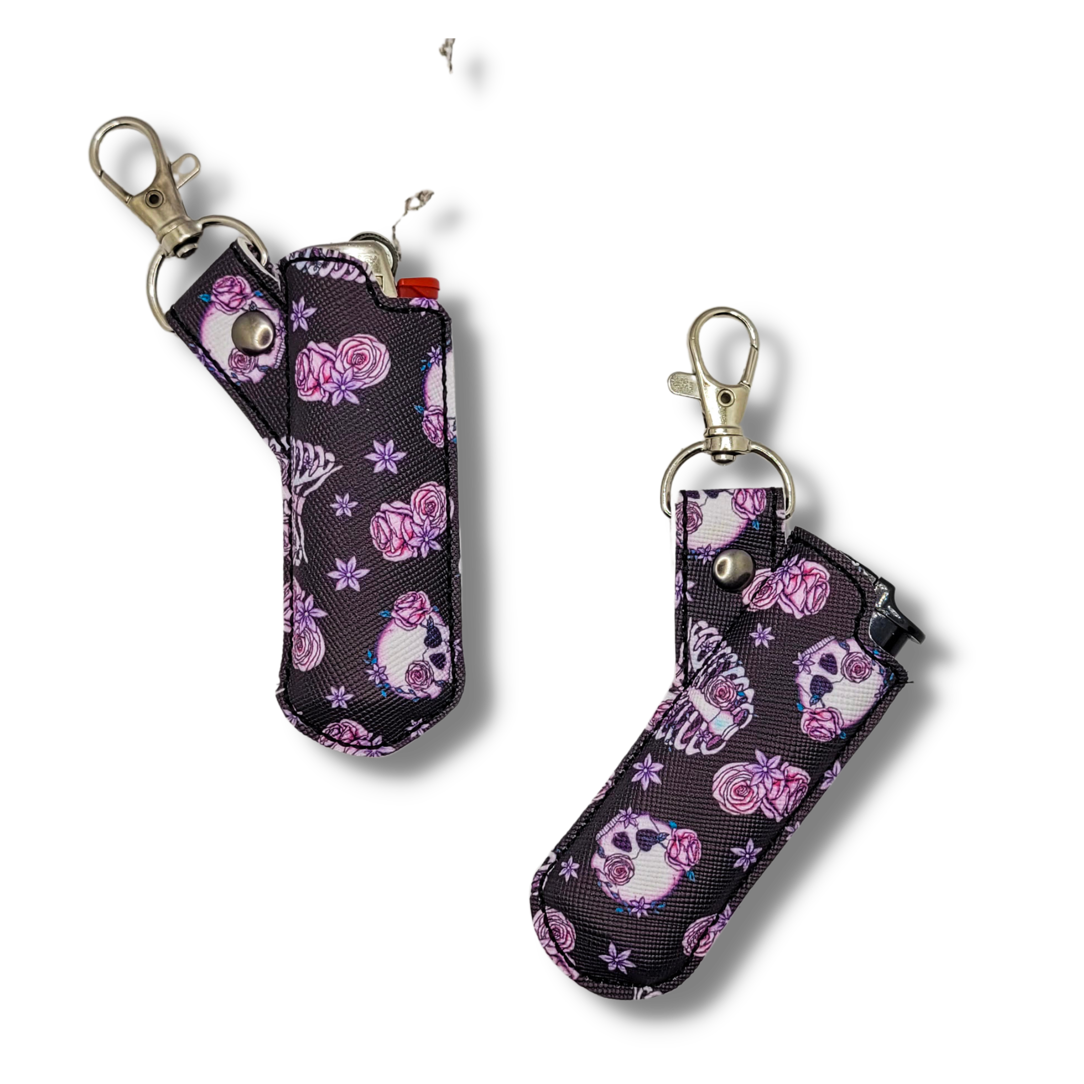 Roses & Skulls Lighter Case